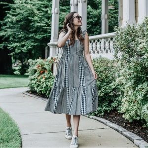 CROSBY BY MOLLIE BURCH - Becca Dress Black and White Gingham